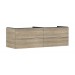 Hansgrohe Waschtischunterschrank Xelu Q ECHN 1180x540mm m.4SK f.Kons.m.AWT chr
