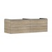 Hansgrohe Waschtischunterschrank Xelu Q ECHN 1180x540mm m.4SK f.Kons.m.AWT Matt White