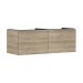 Hansgrohe Waschtischunterschrank Xelu Q ECHN 1360x540mm 2SK f.Kons.m.AWT ge Matt White