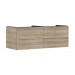 Hansgrohe Waschtischunterschrank Xelu Q ECHN 1360x550mm m.4SK f.Kons.m.AWT Matt White