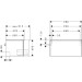 Hansgrohe Waschtischunterschrank Xelu Q NBD 980x540mm m.1SK f.Kons.m.AWT ge chr