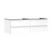 Hansgrohe Waschtischunterschrank Xelu Q we hgl 1180x540mm m.4SK f.Kons.m.AWT Matt White