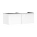 Hansgrohe Waschtischunterschrank Xelu Q we hgl 1360x540mm 2SK f.Kon./AWT ge chr