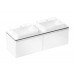Hansgrohe Waschtischunterschrank Xelu Q we hgl 1560x540mm 2SK f.Kon./AWT ge chr