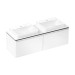 Hansgrohe Waschtischunterschrank Xelu Q we hgl 1560x540mm 2SK f.Kon./AWT ge chr