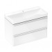 Hansgrohe Waschtischunterschrank Xelu Q we hgl 980x475mm mit 2 SK für WT Matt White