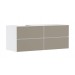 Hansgrohe Waschtischunterschrank Xevolos E Matt White 1370/550mm m.4SK f.Kons.m. AWT ge li BZs
