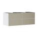Hansgrohe Waschtischunterschrank Xevolos E Matt White 1370/550mm mit 4 SK f.Kons.m.WT ge BZs