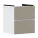 Hansgrohe Waschtischunterschrank Xevolos E Matt White 480/475mm mit 2 Schubkästen für HWB BZs