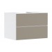 Hansgrohe Waschtischunterschrank Xevolos E Matt White 780/550mm mit 2 SK f.Kons.m.WT ge BZs