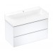 Hansgrohe Waschtischunterschrank Xevolos E Matt White 980/475mm mit 2 Schubkästen für WT Wme