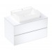 Hansgrohe Waschtischunterschrank Xevolos E Matt White 980/550mm mit 2 SK f.Kons.m.WT ge Wme
