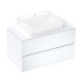Hansgrohe Waschtischunterschrank Xevolos E Matt White 980/550mm mit 2 SK f.Kons.m.WT ge Wme