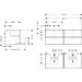 Hansgrohe Waschtischunterschrank Xevolos E Sbma 1370/550mm mit 4 SK f.Kons.m.WT ge ECHD