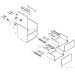 Hansgrohe Waschtischunterschrank Xevolos E Sgma 480/475mm mit 2 Schubkästen für HWB SGme