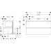 Hansgrohe Waschtischunterschrank Xilesa E  1180x470mm m.2SK PushOpen f.WB MW