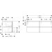 Hansgrohe Waschtischunterschrank Xilesa E  1375x550mm 4SK PO Ko.m.AWT/AWTge ECHK