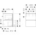 Hansgrohe Waschtischunterschrank Xilesa E  480x470mm m.2SK PushOpen f.HWB ECHK