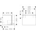 Hansgrohe Waschtischunterschrank Xilesa E  680x470mm 1 Schubkasten f.Waschtisch MW