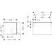 Hansgrohe Waschtischunterschrank Xilesa E  780x550mm 1 SK f.Ko.AWT/AWT ge MW