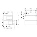 Hansgrohe Waschtischunterschrank Xilesa E  780x550mm 2SK Ko.m.AWT/AWTge SGma