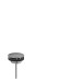 Hansgrohe Waschtischventil DN32 Brushed Black Chrome  