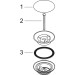 Hansgrohe Waschtischventil DN32 Brushed Bronze  