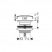 Hansgrohe Waschtischventil DN32 mattweiss  
