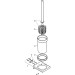 HG WC Bürstenhalter AddStoris Wandversion PGO