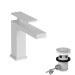 Hansgrohe WTM 110 Tecturis E mit Zugstangen-Ablaufgarnitur Matt White