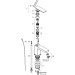 Hansgrohe WTM 110 Tecturis E mit Zugstangen-Ablaufgarnitur Matt White