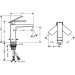 Hansgrohe WTM 110 Tecturis E ohne Ablaufgarnitur Matt Black