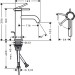Hansgrohe WTM 110 Tecturis S CoolStart mit Zugstangen-Ablaufgarnitur Brushed Bronze