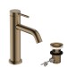 Hansgrohe WTM 110 Tecturis S CoolStart mit Zugstangen-Ablaufgarnitur Brushed Bronze