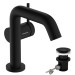 Hansgrohe WTM 110 Tecturis S Fine CoolStart mit Zugstangen-Ablaufgarnitur Matt Black