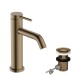 Hansgrohe WTM 110 Tecturis S mit Zugstangen-Ablaufgarnitur Brushed Bronze