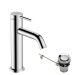 Hansgrohe WTM 110 Tecturis S mit Zugstangen-Ablaufgarnitur chrom
