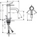 Hansgrohe WTM 110 Tecturis S mit Zugstangen-Ablaufgarnitur Matt Black