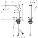 Hansgrohe WTM 150 Tecturis E Fine CoolStart EcoSmart+ mit Push-Open Ablauf Matt Black