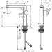 Hansgrohe WTM 150 Tecturis E Fine CoolStart mit Push-Open Ablaufgarnitur Brushed Bronze
