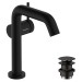 Hansgrohe WTM 150 Tecturis S Fine CoolStart mit Push-Open Ablaufgarnitur Matt Black
