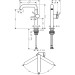 Hansgrohe WTM 210 Tecturis S Fine CoolStart Schwenkauslauf m.Push-Open Ablaufgar.chr