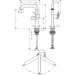 Hansgrohe WTM 210 Tecturis S Fine CoolStart Schwenkauslauf m.Push-Open Ablaufgar.chr