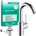 Hansgrohe WTM 210 Zesis S mit Schwenkauslauf  und Zugstangen-Ablaufgarnitur chrom