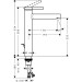 Hansgrohe WTM 230 Zesis S CoolStart f.Waschsch. m.ugstangen-Ablaufgarnitur mattschwarz