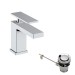 Hansgrohe WTM 80 Tecturis E CoolStart EcoSmart+ mit Ablaufgarnitur chrom