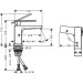 Hansgrohe WTM 80 Tecturis E CoolStart ohne Ablaufgarnitur Matt Black