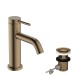 Hansgrohe WTM 80 Tecturis S CoolStart mit Zugstangen-Ablaufgarnitur Brushed Bronze