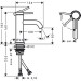 Hansgrohe WTM 80 Tecturis S CoolStart ohne Ablaufgarnitur Matt Black