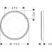 Hansgrohe Xarita S Spiegel 700/50 mit LED Beleuchtung IR Sensor Mattweiß